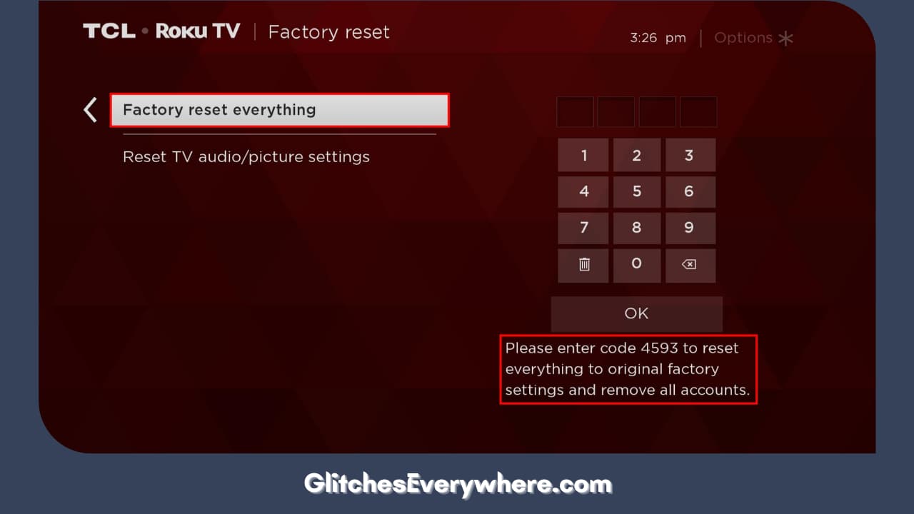 Factory Reset Your Tv