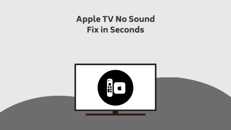 Apple Tv No Sound