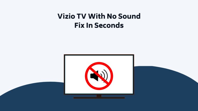 Vizio Tv With No Sound