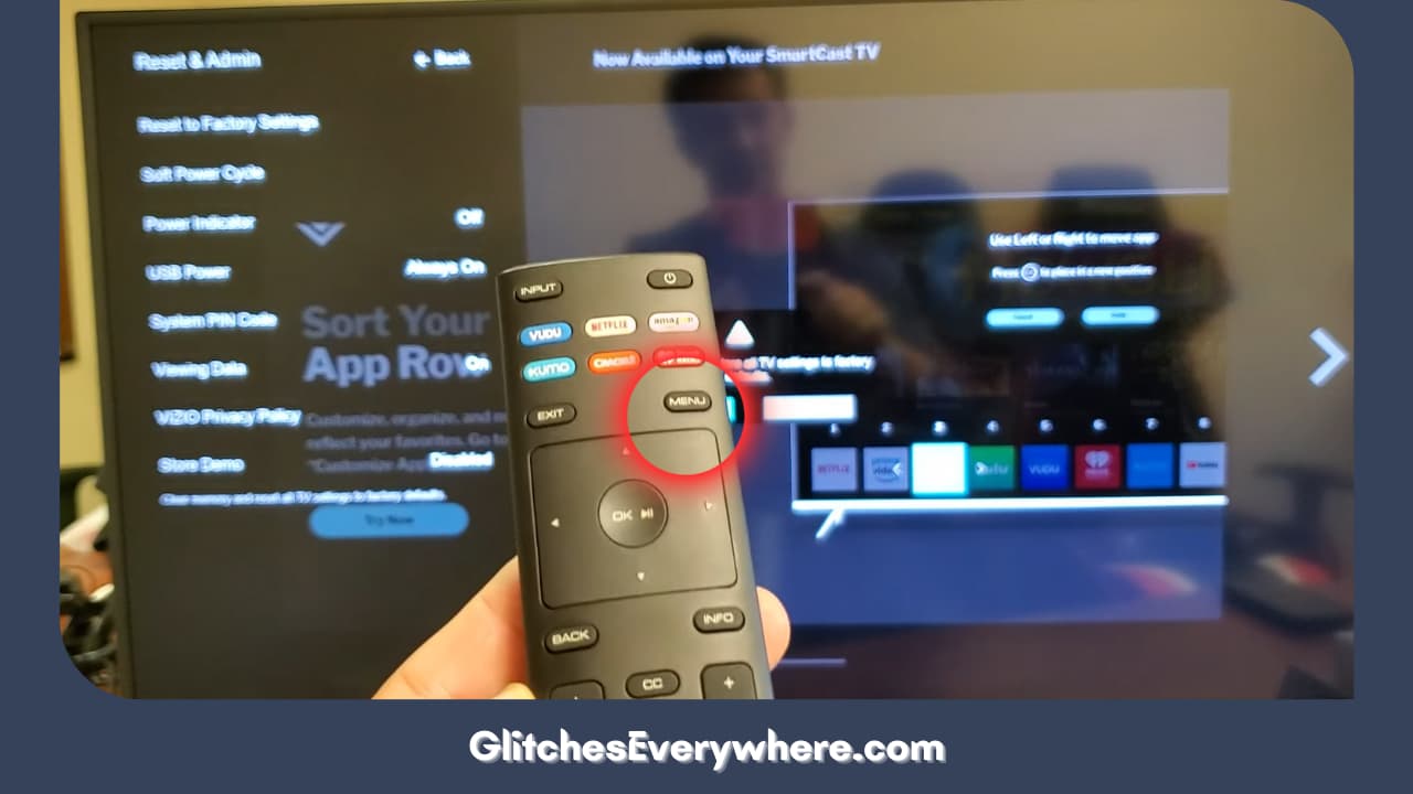 Click Menu Button On Remote