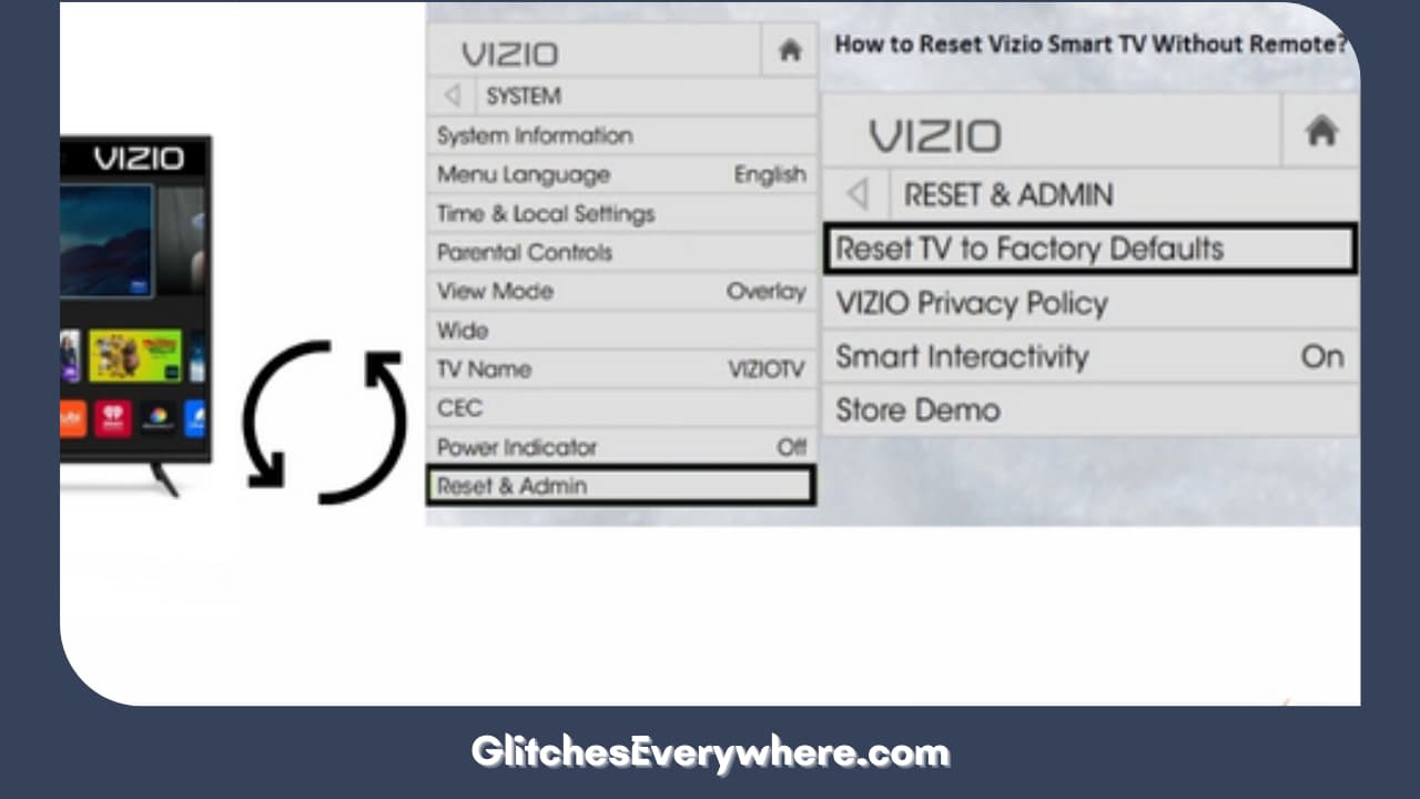 Restarthard Reset Your Vizio Smart Tv