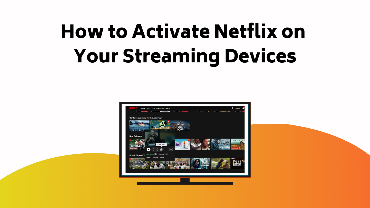 How To Activate Netflix On Your Streaming Devices