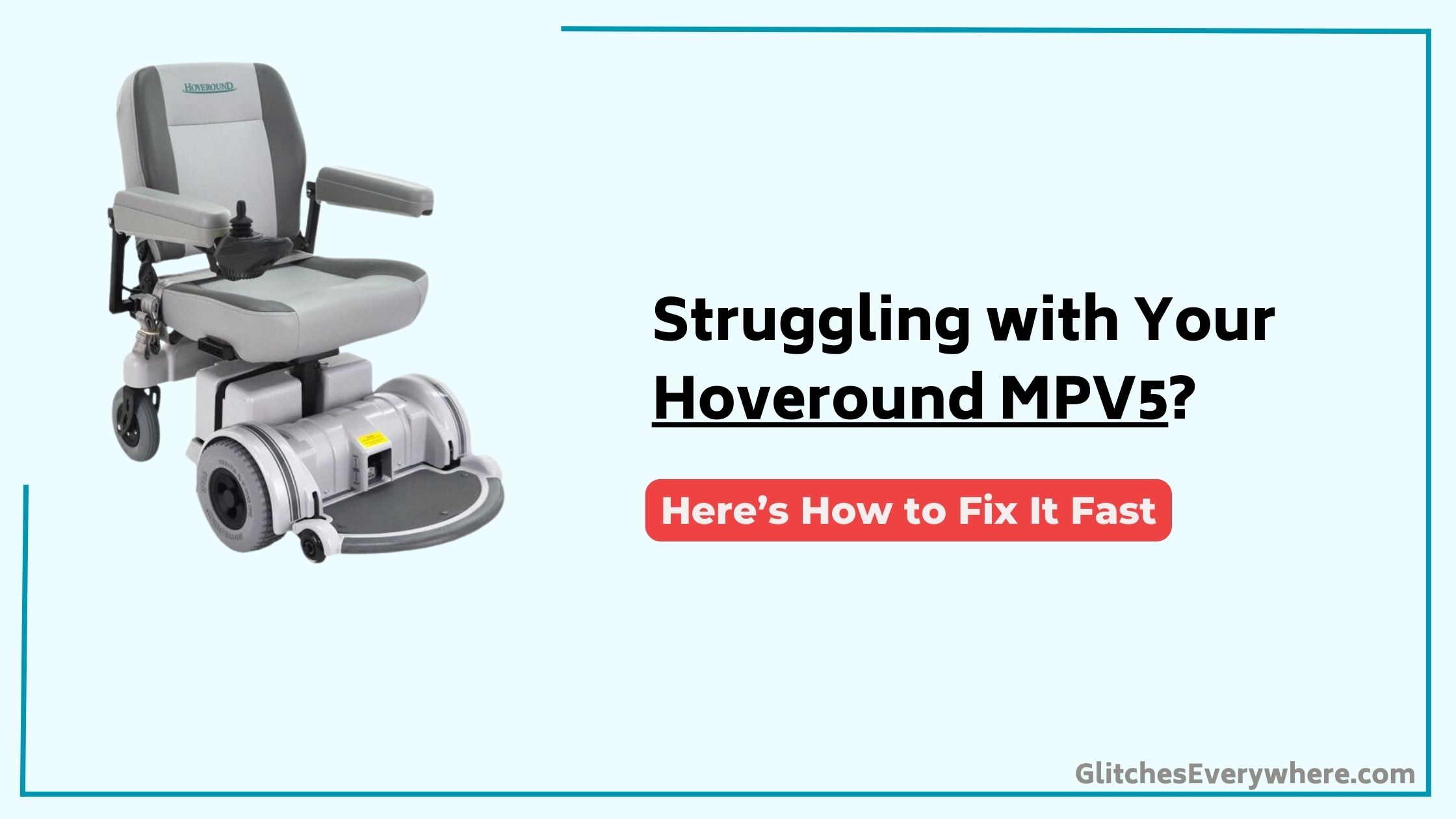 Hoveround Mpv5 Troubleshooting