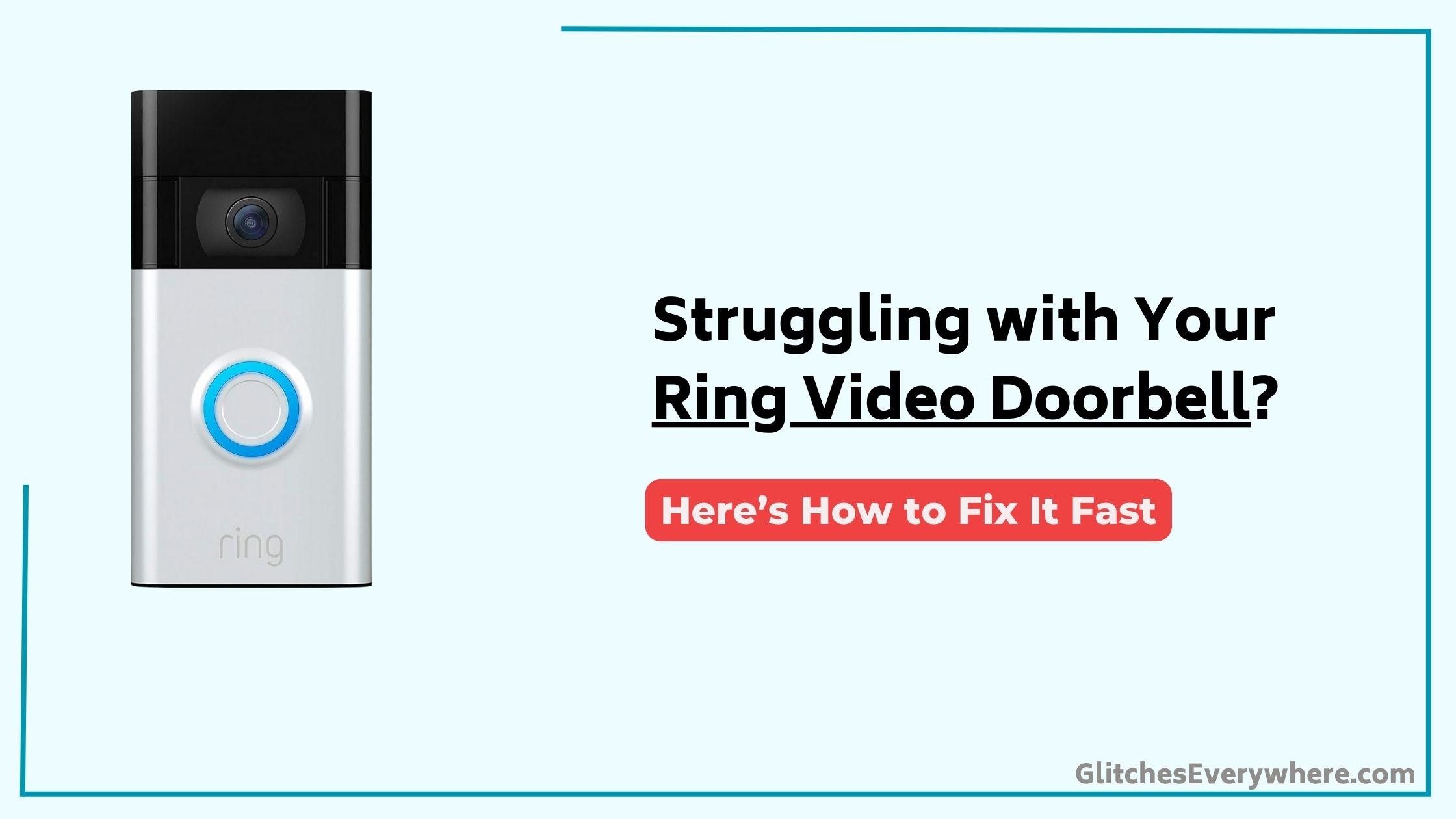 Ring Video Doorbell Troubleshooting