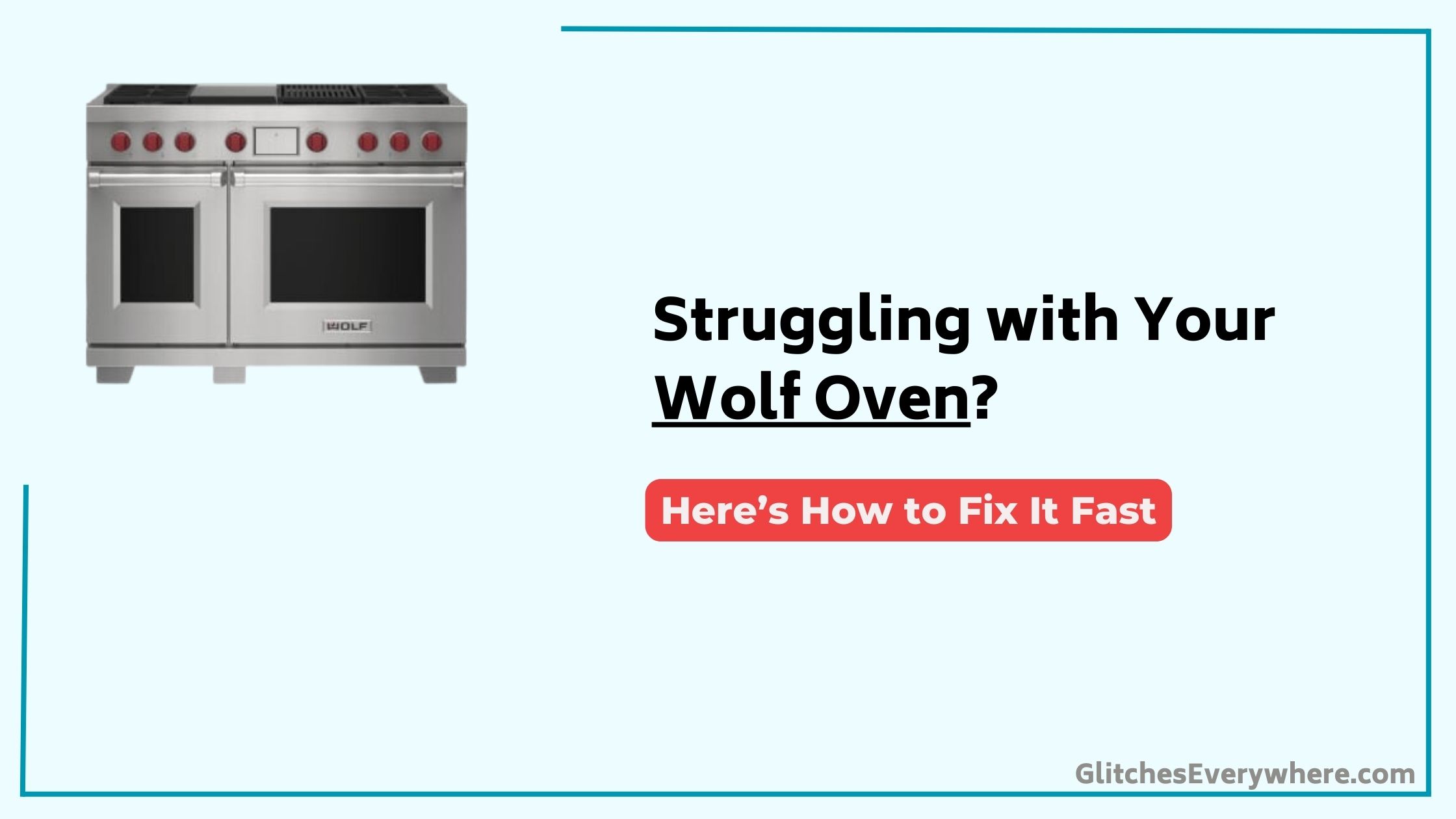 Wolf Oven Troubleshooting Guide